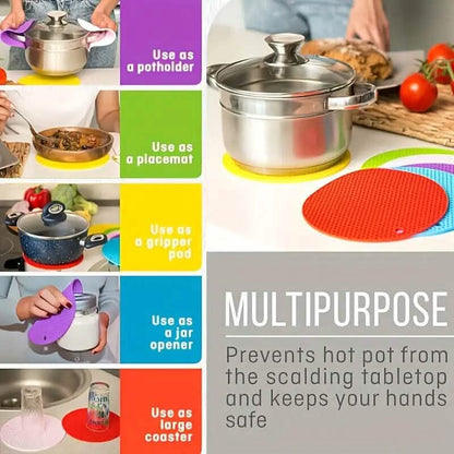3-Pack: Multifunctional Silicone Insulation Mats DailySale