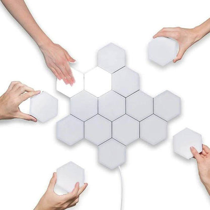 3-Pack: New Modular and Hexagonal Touch Sensitive LED Lamp DailySale