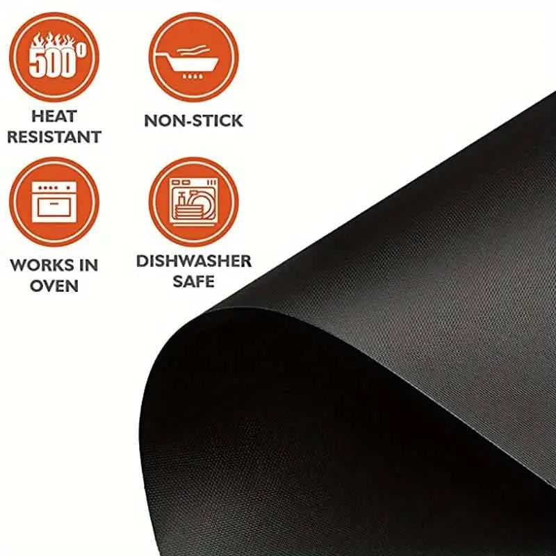 3-Pack: Non-Stick BBQ Grill Mesh Mats DailySale