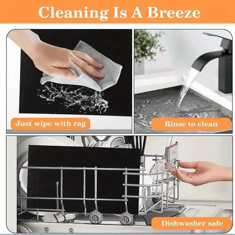 3-Pack: Non-Stick BBQ Grill Mesh Mats DailySale