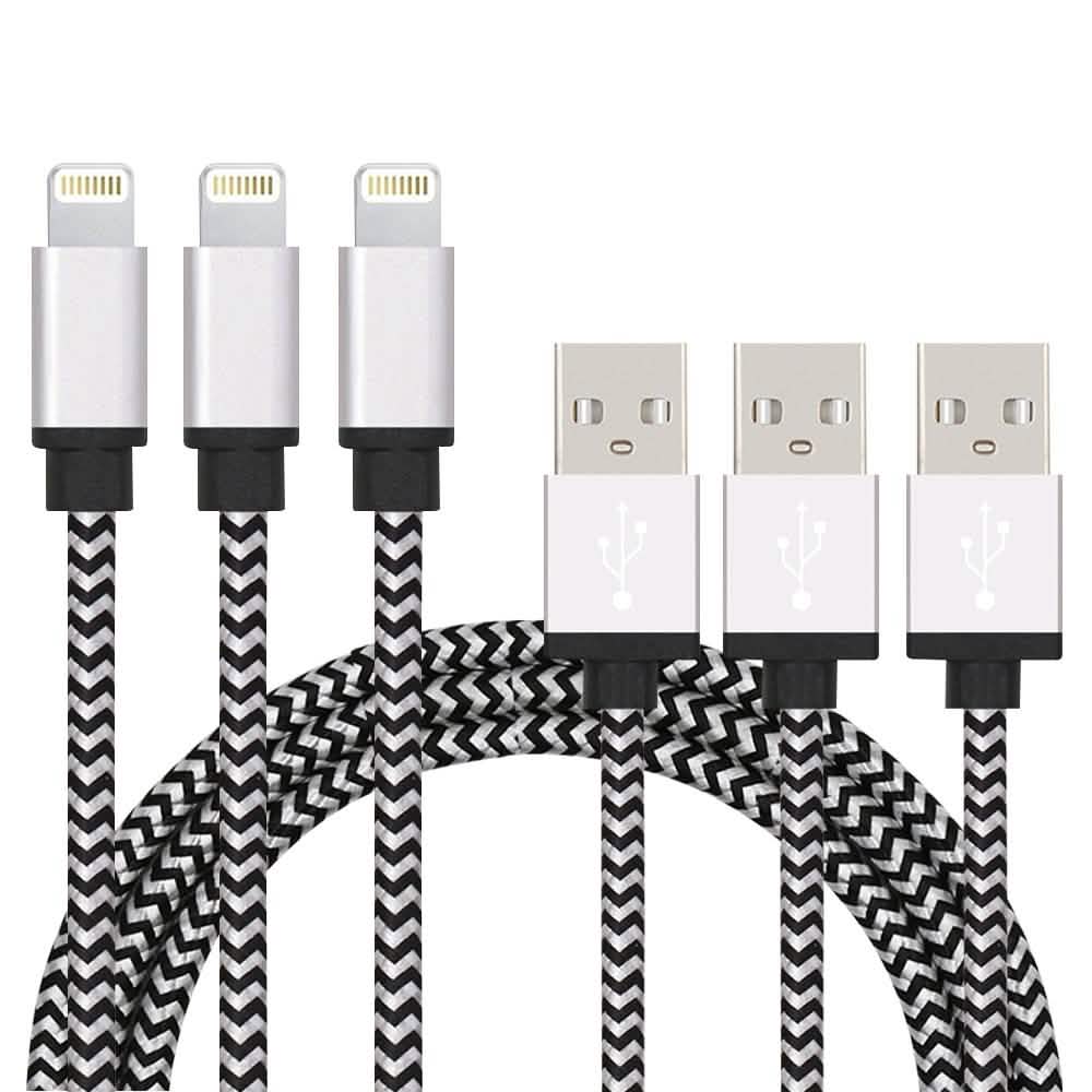 3-Pack: Nylon Braided Cables DailySale