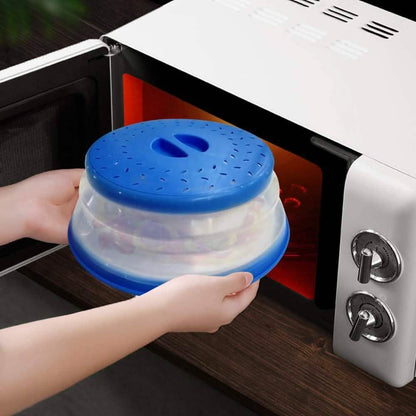 3-Pack: OUZIFISH 10.5 inch Collapsible Food Plate Lid Cover DailySale