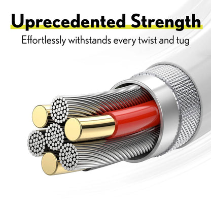 3-Pack: Overtime MFi Certified Ultra-Fast Charging 4ft Lightning Cables DailySale
