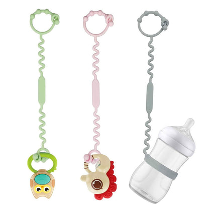 3-Pack: Pacifier Holder Clip with self-Adjusting Bayonet DailySale