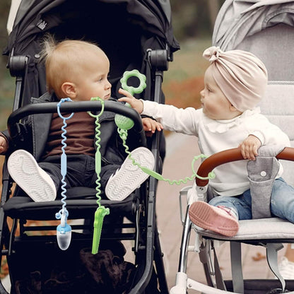 3-Pack: Pacifier Holder Clip with self-Adjusting Bayonet DailySale