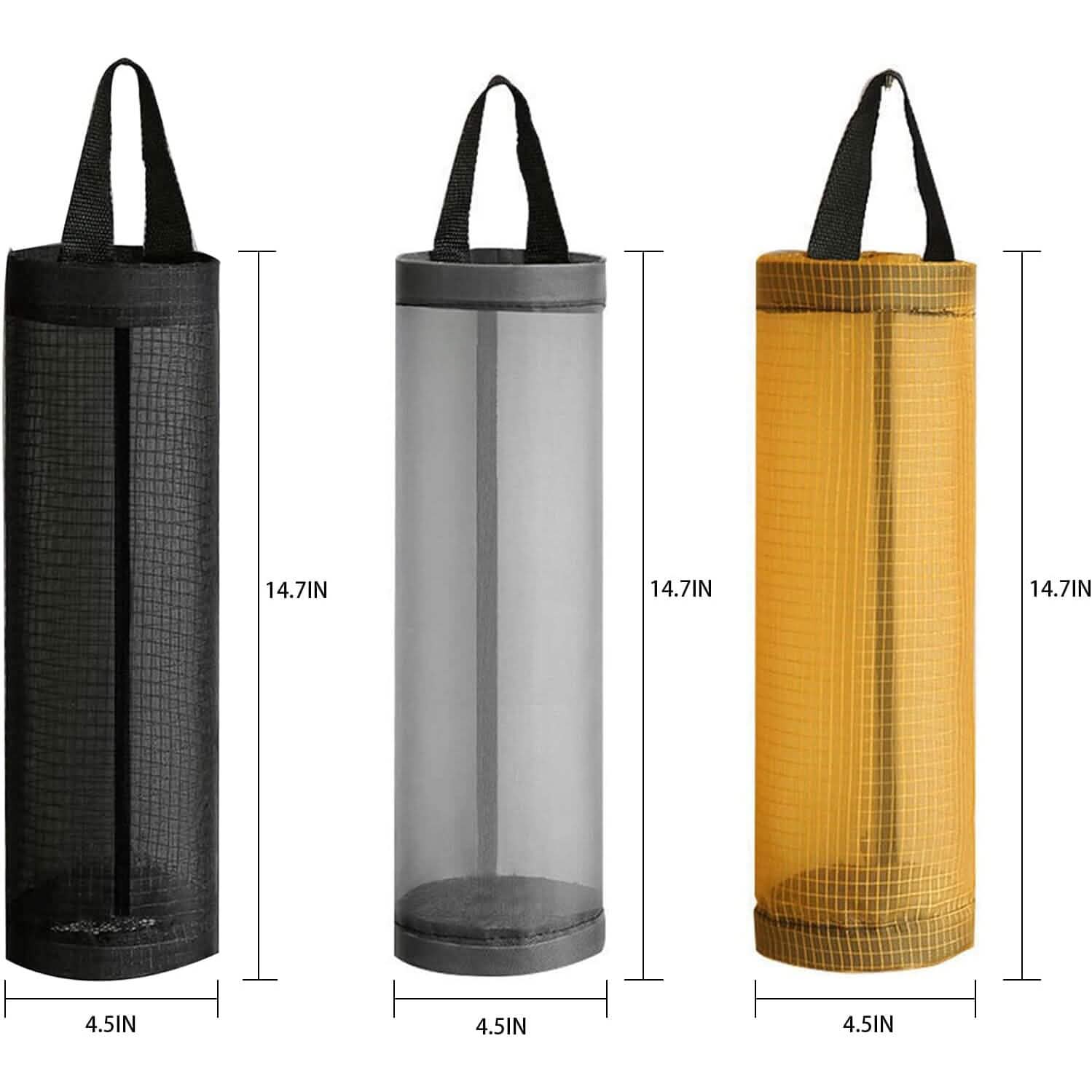 3-Pack: Plastic Mesh Grocery Bag Holder DailySale