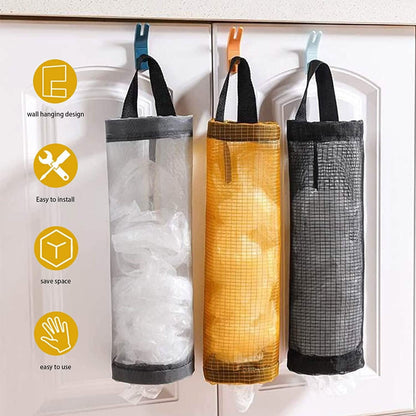 3-Pack: Plastic Mesh Grocery Bag Holder DailySale
