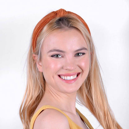 3-Pack: Pleated Solid "C" Shaped Head Band DailySale