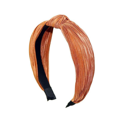 3-Pack: Pleated Solid "C" Shaped Head Band DailySale