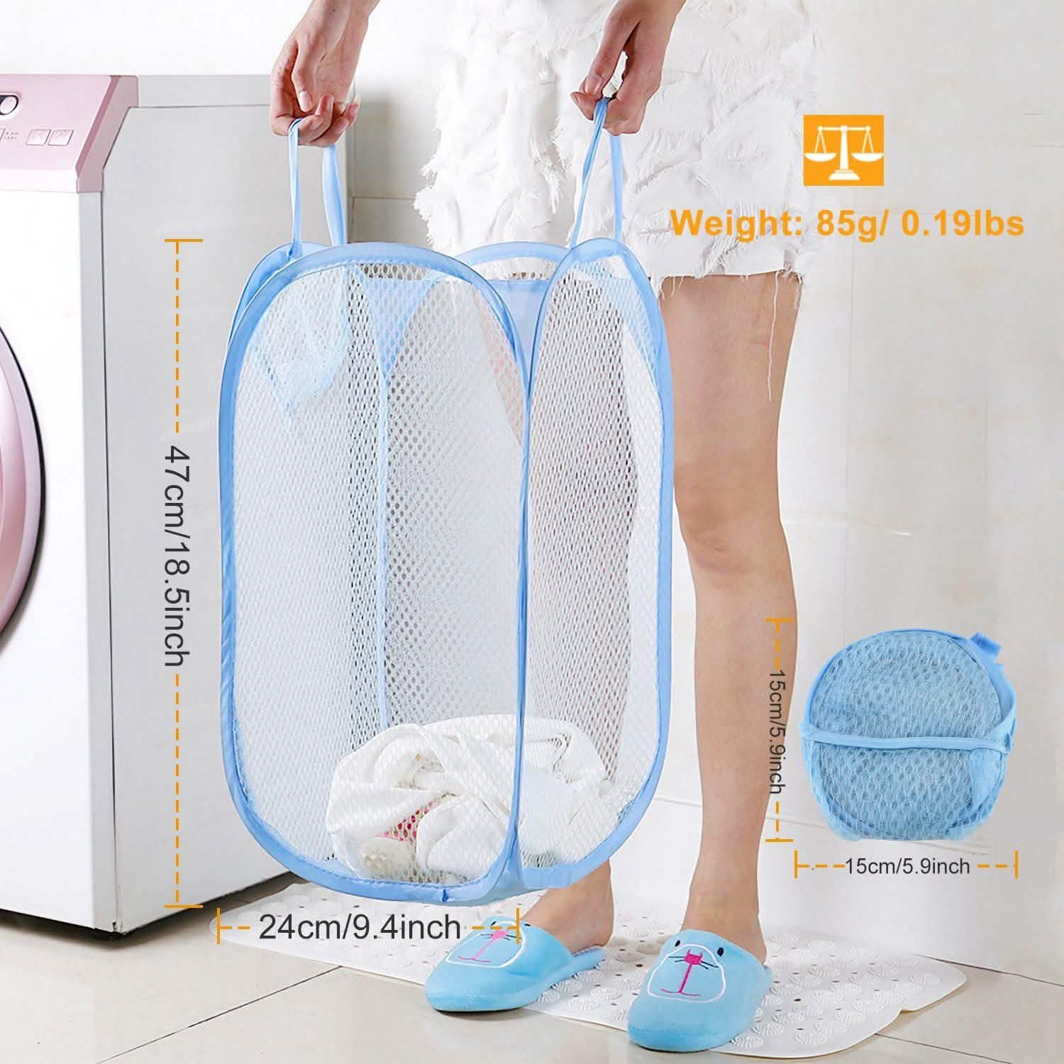 3-Pack: Pop-Up Laundry Hampers Foldable DailySale