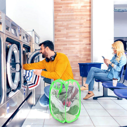 3-Pack: Pop-Up Laundry Hampers Foldable DailySale