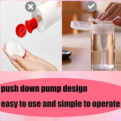 3-Pack: Push Down Empty Pump Dispenser Bottle DailySale