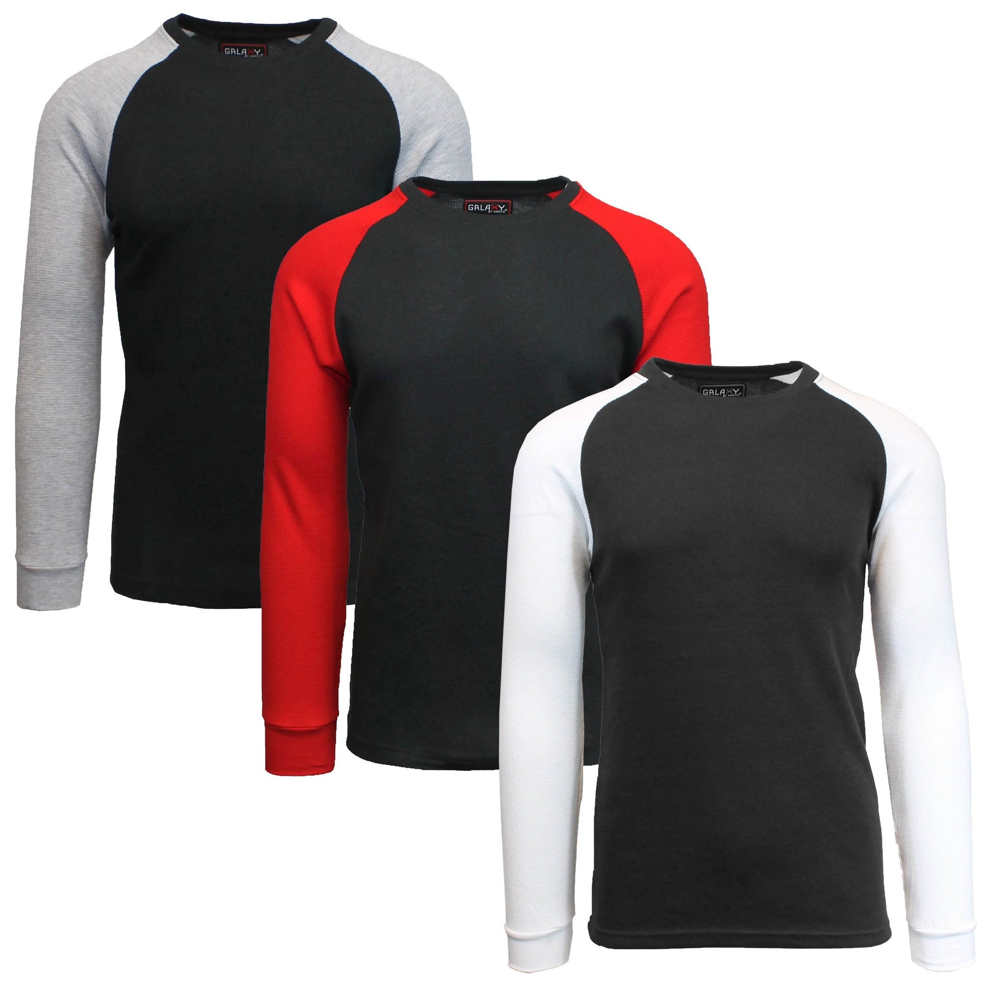 3-Pack: Raglan Sleeve Thermal Shirt DailySale