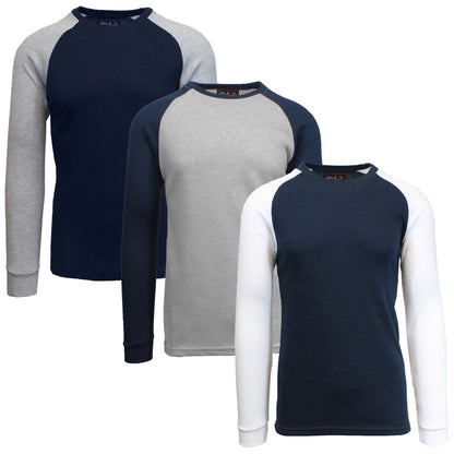 3-Pack: Raglan Sleeve Thermal Shirt DailySale