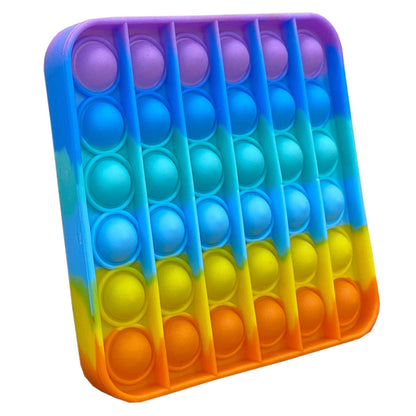 3-Pack: Rainbow Bubble Popper Anti-Stress Fidget Toy DailySale