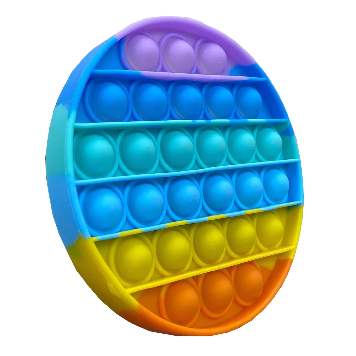 3-Pack: Rainbow Bubble Popper Anti-Stress Fidget Toy DailySale