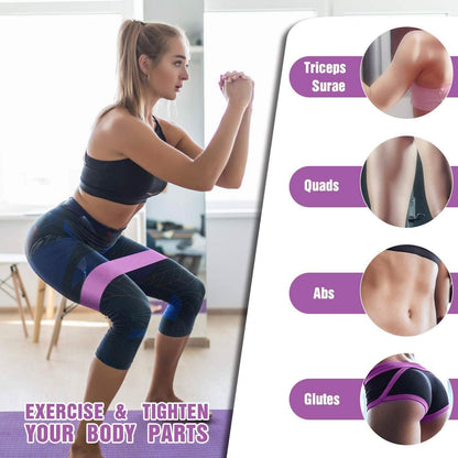 3-Pack: Resistance Bands for Legs and Butt Exercise DailySale
