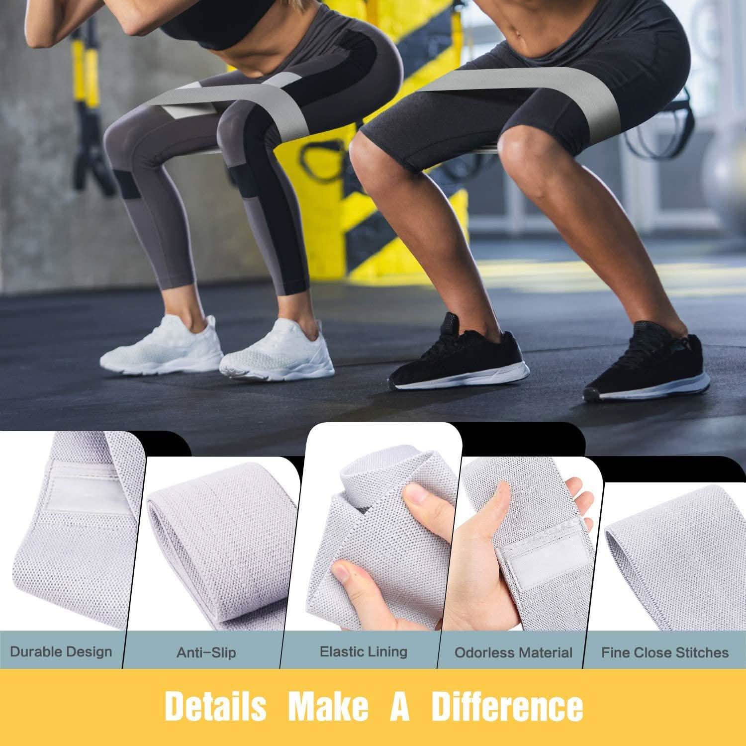 3-Pack: Resistance Bands for Legs and Butt Exercise DailySale