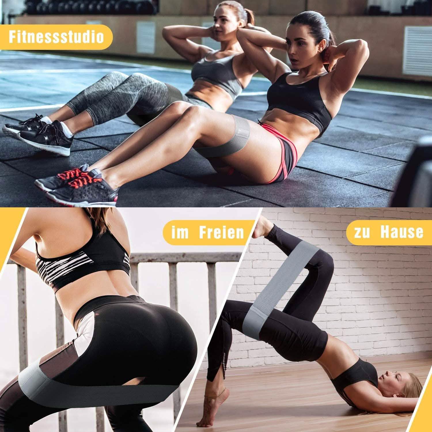3-Pack: Resistance Bands for Legs and Butt Exercise DailySale