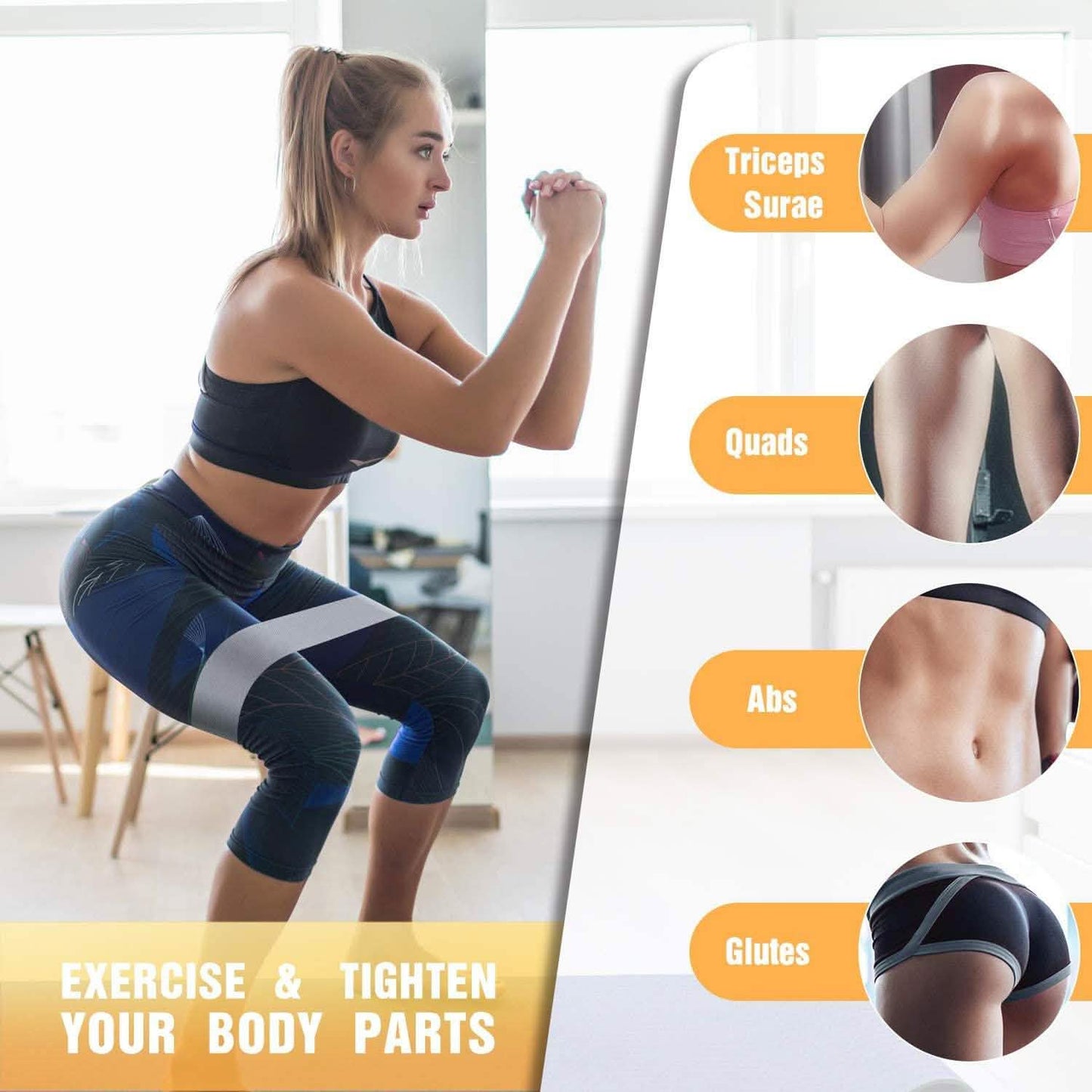 3-Pack: Resistance Bands for Legs and Butt Exercise DailySale