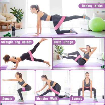 3-Pack: Resistance Bands for Legs and Butt Exercise DailySale