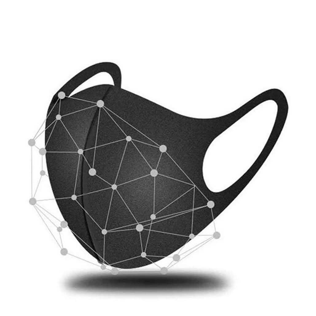 3-Pack: Reusable Black Face Mask DailySale
