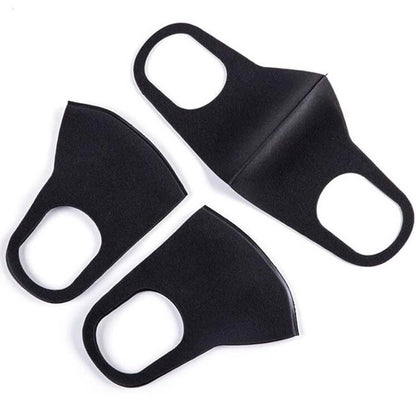 3-Pack: Reusable Black Face Mask DailySale