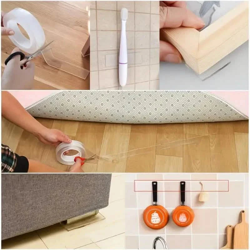 3-Pack: Reusable & Washable Nano Double-Sided Tape DailySale