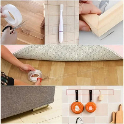 3-Pack: Reusable & Washable Nano Double-Sided Tape DailySale