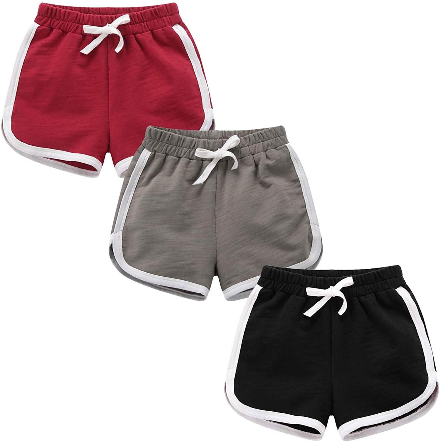 3-Pack: Running Athletic Cotton Shorts DailySale