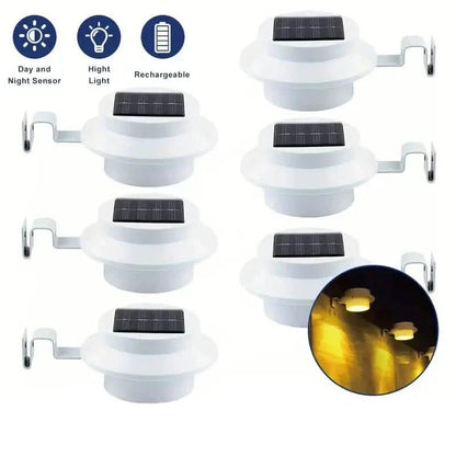 3-Pack: Solar LED Fence Gutter Lights DailySale