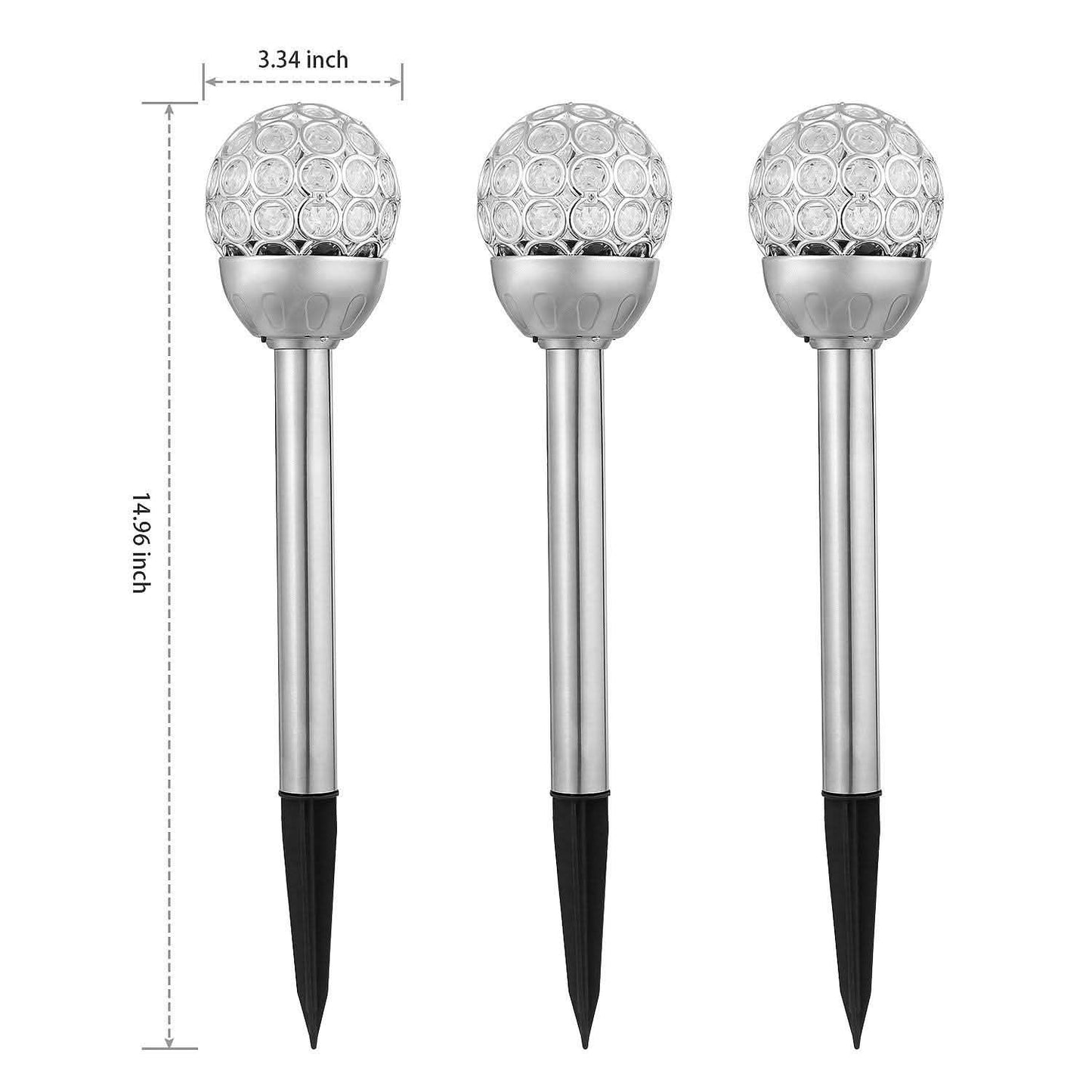 3-Pack: Solarek Outdoor Solar Lights DailySale