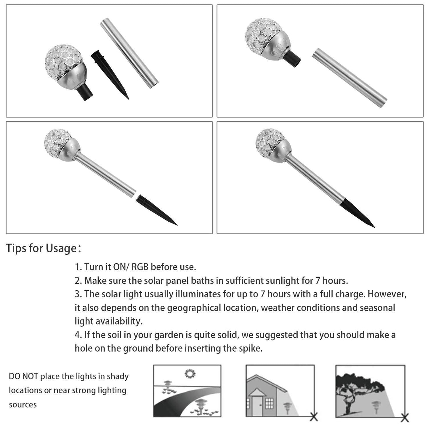 3-Pack: Solarek Outdoor Solar Lights DailySale