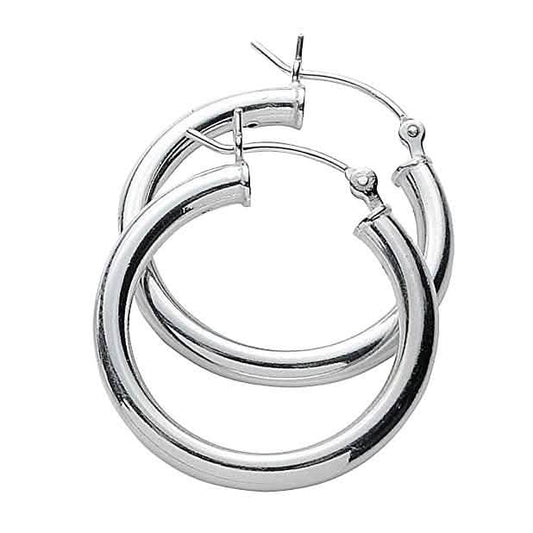 3-Pack: Sterling Silver Hoop Earrings DailySale