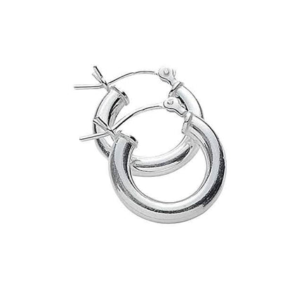 3-Pack: Sterling Silver Hoop Earrings DailySale