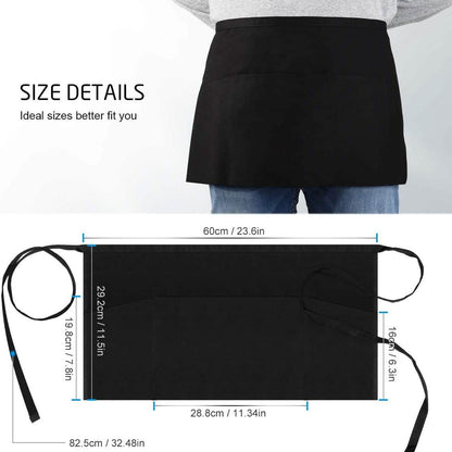 3-Pack: Syntus Server Aprons with 3 Pockets DailySale