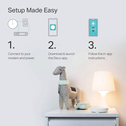 3-Pack: TP-Link Deco Mesh WiFi System Deco M5 WiFi Router/Extender (Refurbished) DailySale