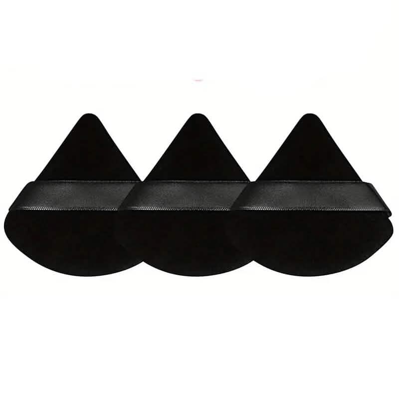 3-Pack: Triangle Powder Puff for Loose Powder and Liquid Cosmetic DailySale
