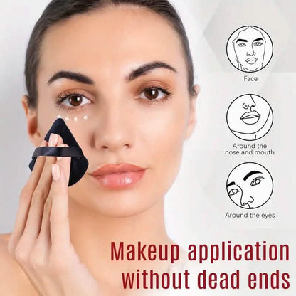 3-Pack: Triangle Powder Puff for Loose Powder and Liquid Cosmetic DailySale