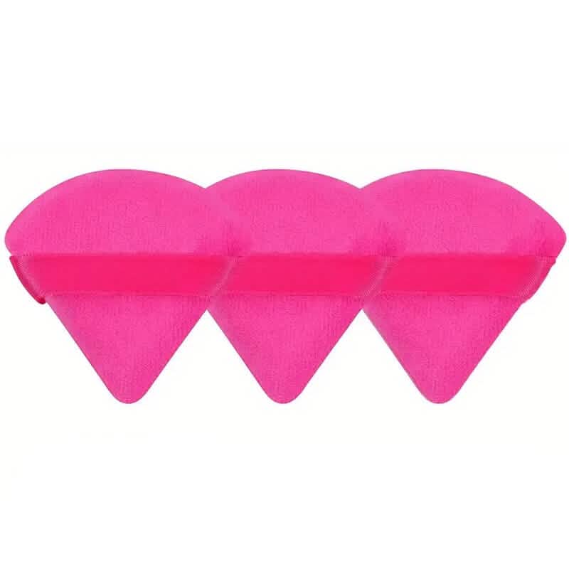 3-Pack: Triangle Powder Puff for Loose Powder and Liquid Cosmetic DailySale