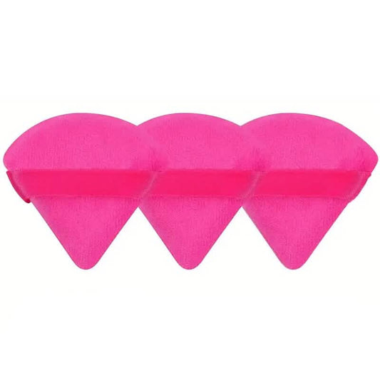 3-Pack: Triangle Powder Puff for Loose Powder and Liquid Cosmetic DailySale