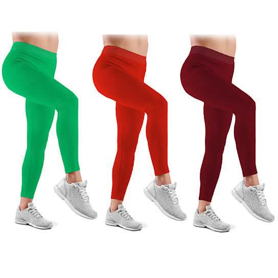 3-Pack: Ultra-Soft High Waisted Capri Leggings DailySale