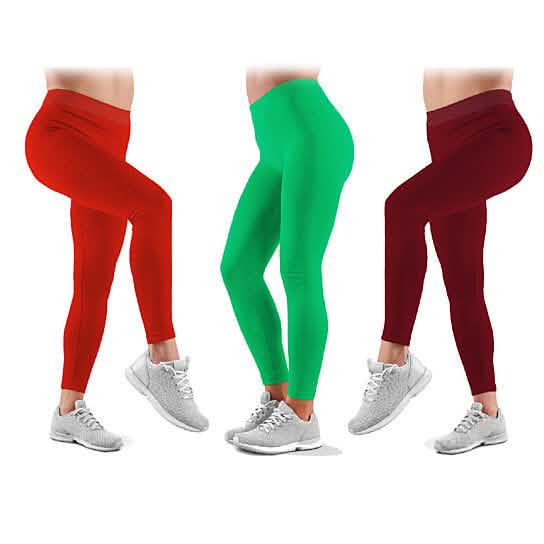 3-Pack: Ultra-Soft High Waisted Capri Leggings DailySale