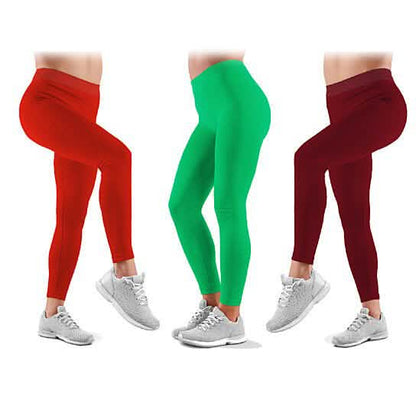 3-Pack: Ultra-Soft High Waisted Capri Leggings DailySale
