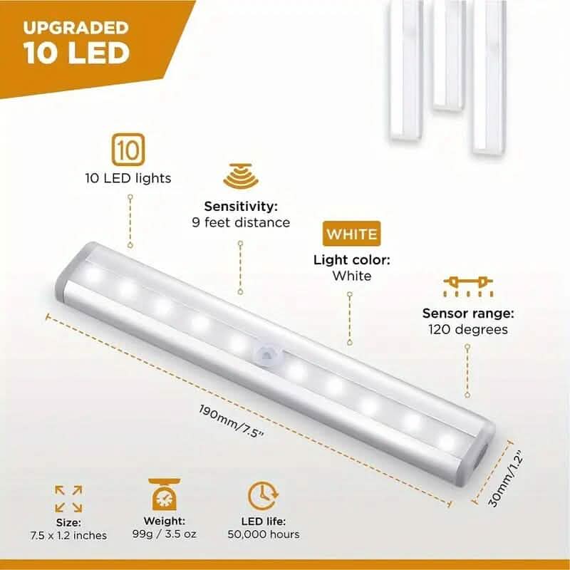 3-Pack: Under Cabinet Wireless Motion Sensor LED Light DailySale