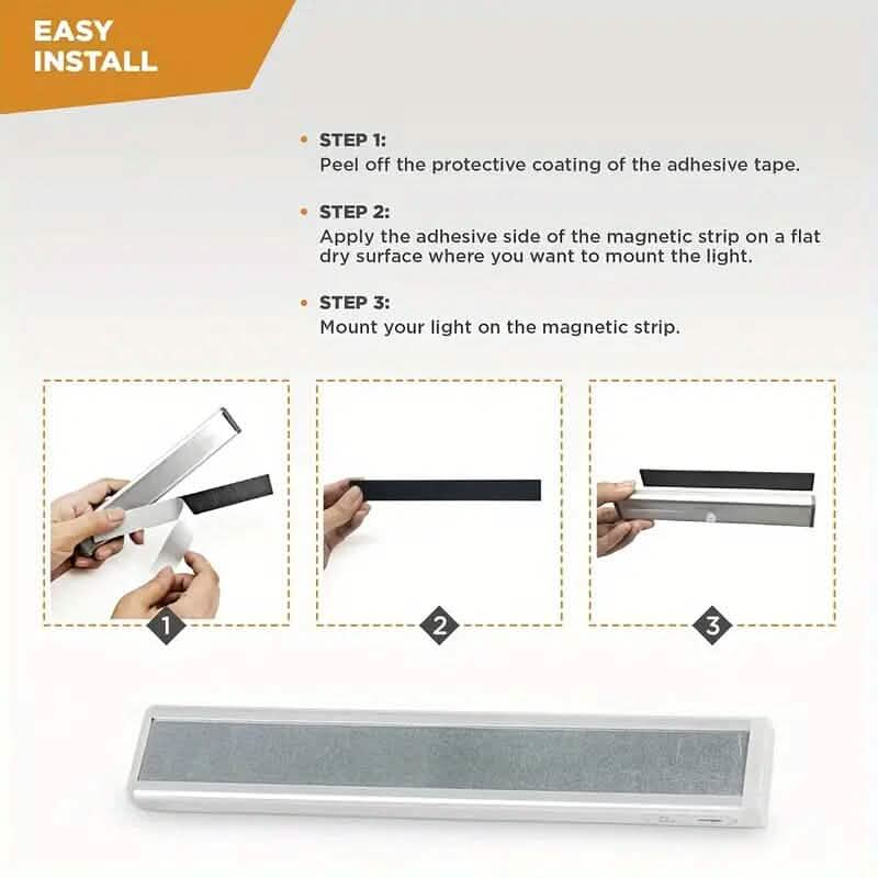 3-Pack: Under Cabinet Wireless Motion Sensor LED Light DailySale