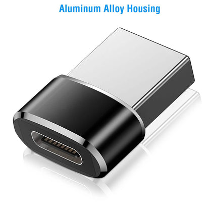 3-Pack: USB C Type-C Female to USB Type A Male Port Converter DailySale