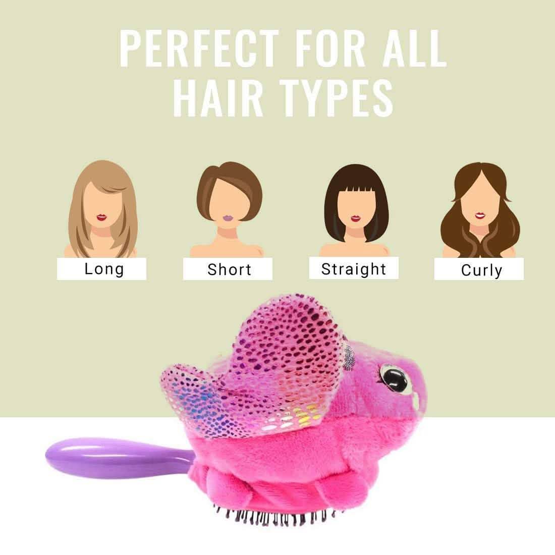 3-Pack: Wet Brush Plush Kid's Detangler with Soft IntelliFlex Bristles for All Hair Types DailySale