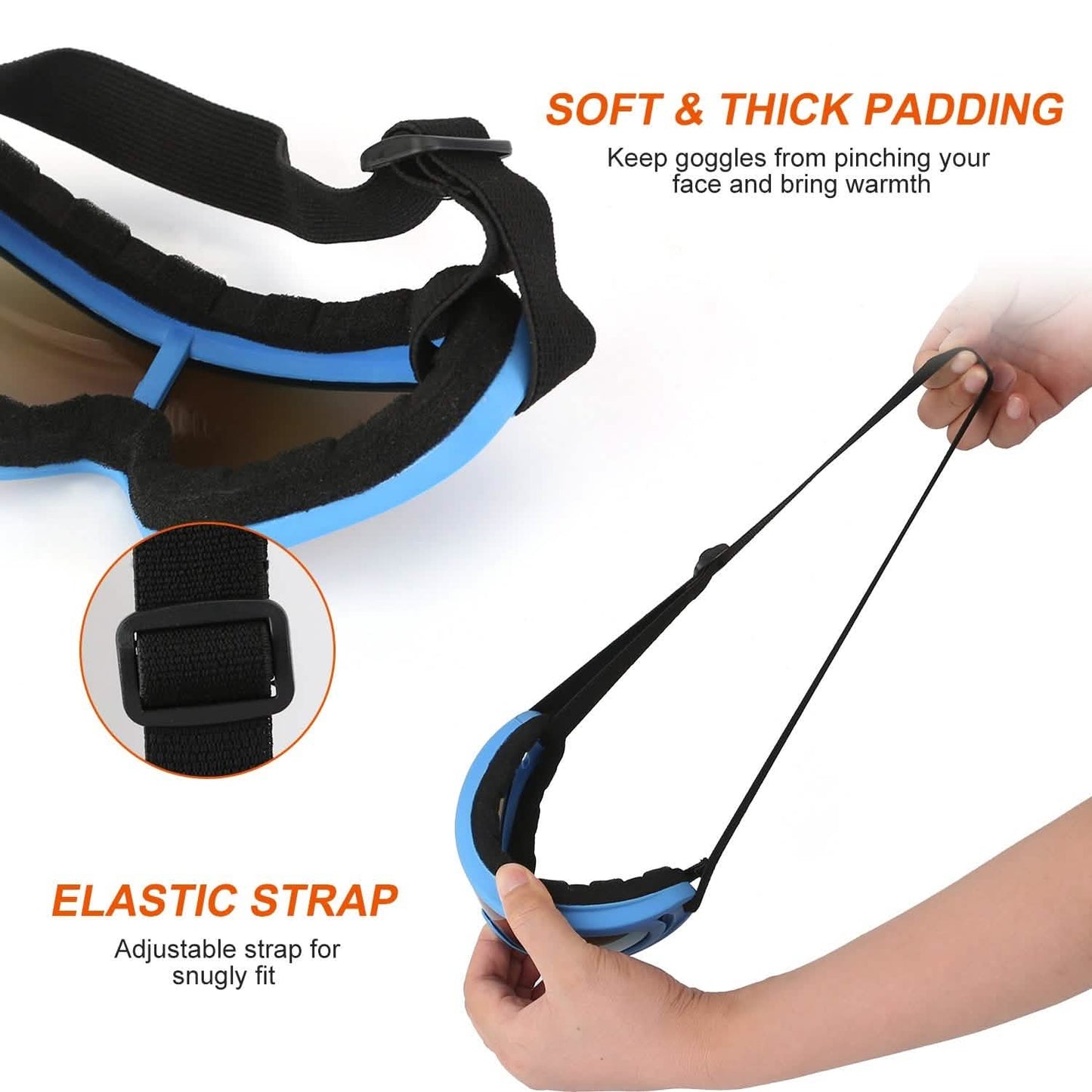 3-Pack: Winter Sports Goggles for Kids and Adults DailySale