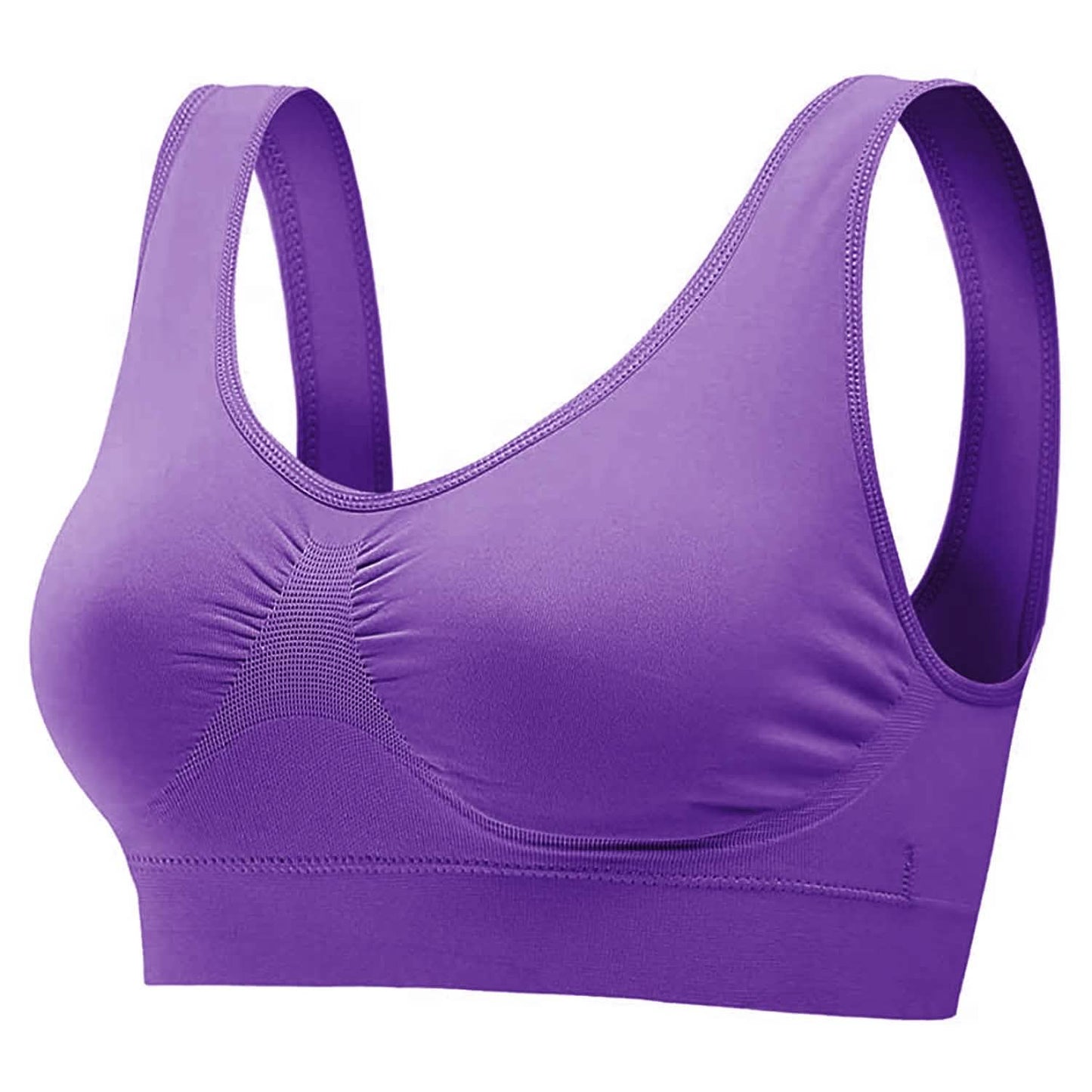 3-Pack: Women Seamless Wire-free Bra for Fitness Workout DailySale